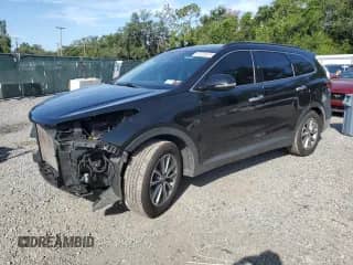2019 Hyundai Santa Fe SE with VIN KM8SNDHF3KU302870, listed as a Copart auction lot 67025235 with 96,775 mi miles and Salvage title. Bid and sale history available at DreamBid. Image 1.