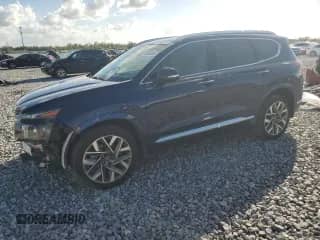 2023 Hyundai Santa Fe Calligraphy with VIN 5NMS54AL6PH544085, listed as a Copart auction lot 85893895 with 39,264 mi miles and Salvage title. Bid and sale history available at DreamBid. Image 1.