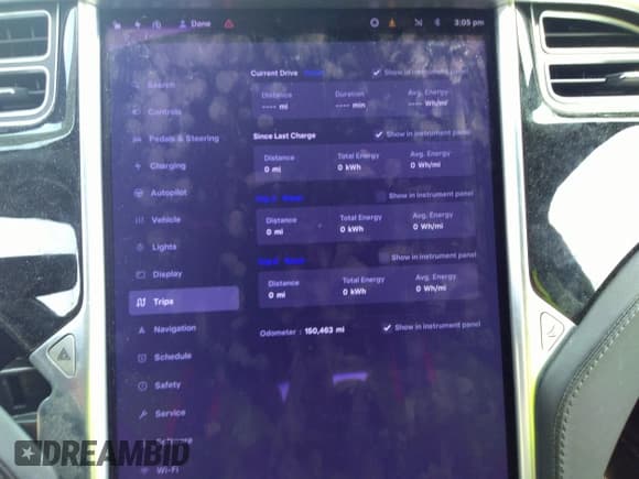 ✅ 2017 Tesla Model S 60 • VIN: 5YJSA1E13HF197109 • Lot: 41926033. Listed on IAAI with 150,463 mi. Free auction sales archive from the USA and detailed vehicle history report at DreamBid. Image 7.