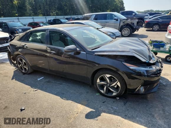 ✅ 2023 Hyundai Elantra Limited • VIN: KMHLN4AJ4PU037628 • Lot: 70998475. Listed on Copart with 44,173 mi. Free auction sales archive from the USA and detailed vehicle history report at DreamBid. Image 4.