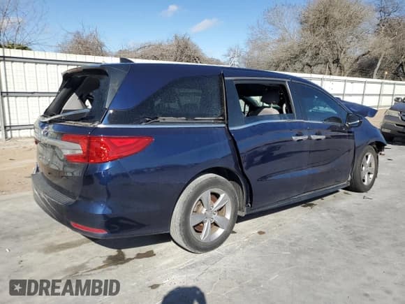 ✅ 2020 Honda Odyssey EX • VIN: 5FNRL6H53LB071314 • Lot: 46994745. Listed on Copart with Not provided. Free auction sales archive from the USA and detailed vehicle history report at DreamBid. Image 3.