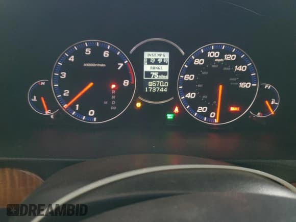 ✅ 2006 Acura TSX • VIN: JH4CL96876C004302 • Lot: 72536674. Listed on Copart with 173,744 mi. Free auction sales archive from the USA and detailed vehicle history report at DreamBid. Image 9.