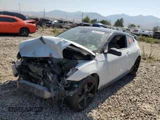 2019 Hyundai Veloster Turbo Ultimate with VIN KMHTH6AB9KU011725, listed as a Copart auction lot 65013134 with 126,125 mi miles and Salvage title. Bid and sale history available at DreamBid. Image 1.