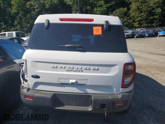 ✅ 2025 Ford Bronco Sport Big Bend • VIN: 3FMCR9BN3SRE44925 • Лот: 70096445. Опубликован ранее на Copart с пробегом Не указан. Бесплатный доступ к архиву аукционных продаж из США и подробный отчёт об истории автомобиля на DreamBid. Изображение 6.