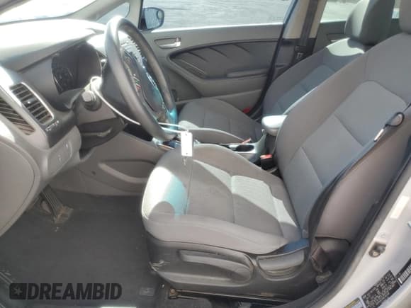 ✅ 2017 Kia Forte LX • VIN: 3KPFK4A72HE140108 • Lot: 66843245. Listed on Copart with 108,316 mi. Free auction sales archive from the USA and detailed vehicle history report at DreamBid. Image 7.