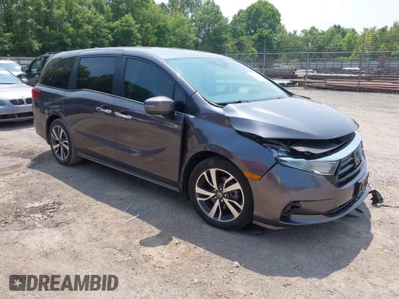 ✅ 2022 Honda Odyssey Touring • VIN: 5FNRL6H83NB023583 • Lot: 42425498. Listed on IAAI with Not provided. Free auction sales archive from the USA and detailed vehicle history report at DreamBid. Image 1.