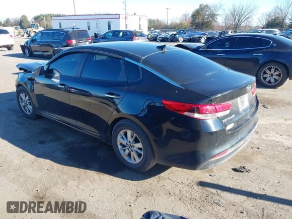 ✅ 2018 Kia Optima LX • VIN: 5XXGT4L33JG217688 • Lot: 43712517. Listed on IAAI with 119,663 mi. Free auction sales archive from the USA and detailed vehicle history report at DreamBid. Image 3.