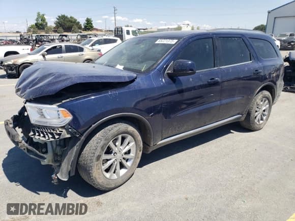 ✅ 2018 Dodge Durango SXT • VIN: 1C4RDJAG7JC330554 • Лот: 65221375. Опубликован ранее на Copart с пробегом 63 019 миль. Бесплатный доступ к архиву аукционных продаж из США и подробный отчёт об истории автомобиля на DreamBid. Изображение 1.