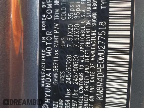 ✅ 2021 Hyundai Palisade SEL • VIN: KM8R4DHE0MU277518 • Lot: 93031085. Wystawiony na Copart z przebiegiem 51 315 mil. Bezpłatny archiwum sprzedaży aukcyjnych z USA i szczegółowy raport historii pojazdu na DreamBid. Zdjęcie 13.