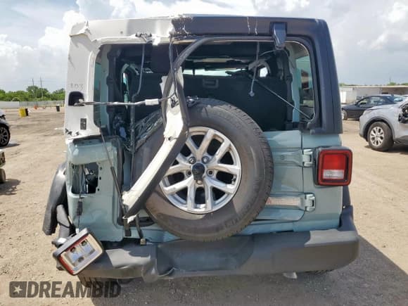 ✅ 2023 Jeep Wrangler Sport • VIN: 1C4HJXAG2PW650279 • Lot: 65038835. Listed on Copart with 10,349 mi. Free auction sales archive from the USA and detailed vehicle history report at DreamBid. Image 6.