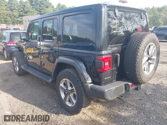 ✅ 2020 Jeep Wrangler Unlimited Sahara • VIN: 1C4HJXEN9LW102119 • Лот: 42804461. Опубликован ранее на IAAI с пробегом 13 783 миль. Бесплатный доступ к архиву аукционных продаж из США и подробный отчёт об истории автомобиля на DreamBid. Изображение 3.