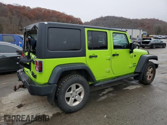✅ 2012 Jeep Wrangler Unlimited Sport • VIN: 1C4BJWDGXCL269562 • Lot: 93205885. Listed on Copart with 169,231 mi. Free auction sales archive from the USA and detailed vehicle history report at DreamBid. Image 3.