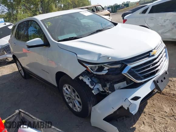 2019 Chevrolet Equinox LT z VIN 3GNAXKEV2KS608590, wystawiony jako IAAI lot #43260807 z przebiegiem 87 185 mil mil oraz . Historia ofert i sprzedaży dostępna na DreamBid. Obrazek 1.