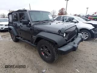 ✅ 2018 Jeep Wrangler Unlimited Sport • VIN: 1C4BJWDG3JL899016 • Lot: 43795156. Listed on IAAI with 72,743 mi. Free auction sales archive from the USA and detailed vehicle history report at DreamBid. Image 1.