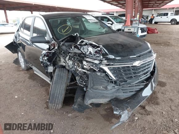 ✅ 2024 Chevrolet Equinox LS • VIN: 3GNAXHEG1RL142689 • Lot: 41797893. Listed on IAAI with 13,335 mi. Free auction sales archive from the USA and detailed vehicle history report at DreamBid. Image 1.