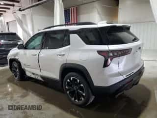 2025 Chevrolet Equinox AWD RS с VIN 3GNAXTEG5SL221601, выставлен на аукционе Copart как лот 59528335 с пробегом 2 767 миль миль и Списание • Salvage title. История ставок и продаж доступна на DreamBid. Изображение 2.