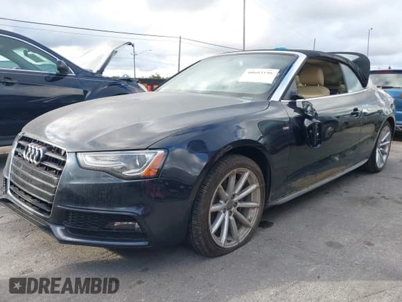 ✅ 2015 Audi A5 Premium Plus • VIN: WAUMFAFH1FN004764 • Lot: 40603198. Listed on IAAI with 43,552 mi. Free auction sales archive from the USA and detailed vehicle history report at DreamBid. Image 2.