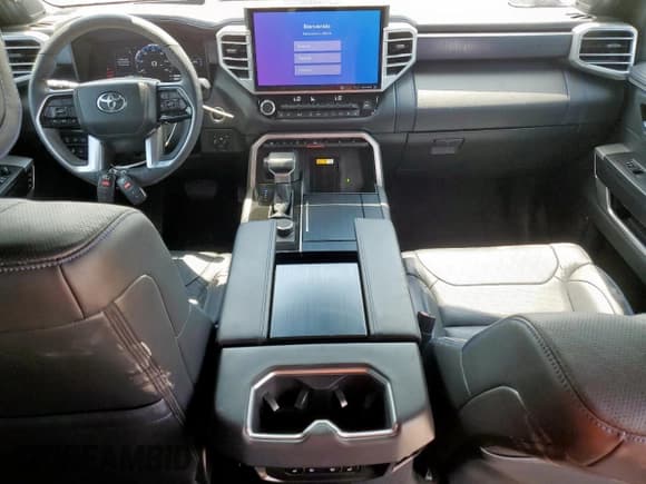 ✅ 2024 Toyota Tundra Platinum • VIN: 5TFNA5DB0RX145877 • Lot: 57558815. Listed on Copart with 26,272 mi. Free auction sales archive from the USA and detailed vehicle history report at DreamBid. Image 8.