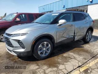 ✅ 2024 Chevrolet Blazer LT • VIN: 3GNKBCR40RS255898 • Lot: 80480825. Listed on Copart with 5,953 mi. Free auction sales archive from the USA and detailed vehicle history report at DreamBid. Image 1.