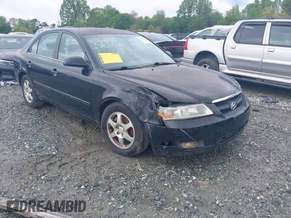 2006 Hyundai Sonata GLS with VIN 5NPEU46F16H133049, listed as a IAAI auction lot 41733385 with 139,014 mi miles and . Bid and sale history available at DreamBid. Image 1.