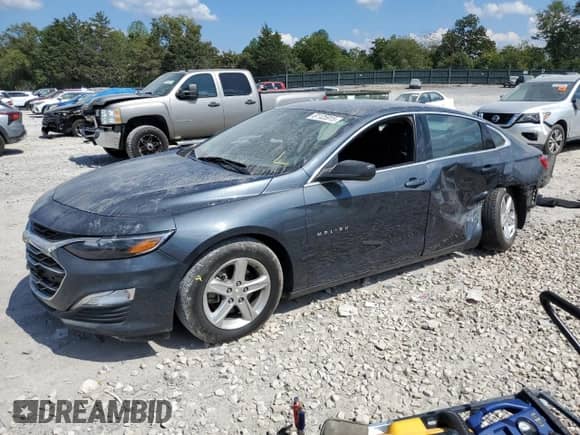 2020 Chevrolet Malibu LS with VIN 1G1ZB5STXLF127807, listed as a Copart auction lot 81125915 with 151,770 mi miles and Salvage title. Bid and sale history available at DreamBid. Image 1.