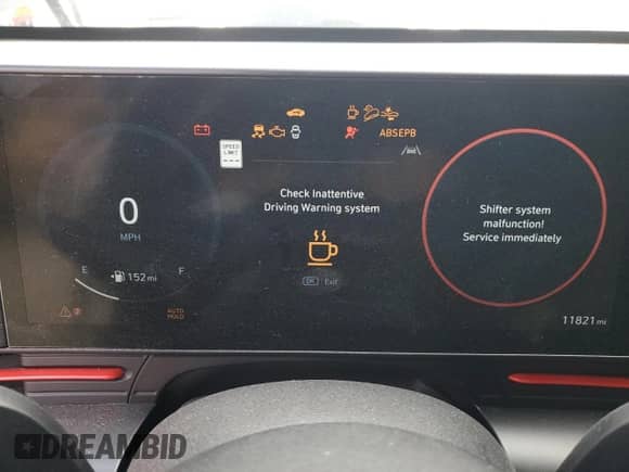 2024 Hyundai Kona N Line with VIN KM8HA3A34RU031683, listed as a Copart auction lot 80320044 with 11,821 mi miles and Non repairable. Bid and sale history available at DreamBid. Image 9.