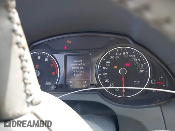 ✅ 2013 Audi Q5 Premium Plus • VIN: WA1DGAFP5DA097648 • Лот: 42291971. Опубликован ранее на IAAI с пробегом 214 531 миль. Бесплатный доступ к архиву аукционных продаж из США и подробный отчёт об истории автомобиля на DreamBid. Изображение 7.