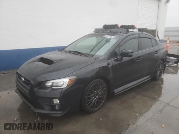 ✅ 2015 Subaru WRX STI • VIN: JF1VA2L61F9825974 • Лот: 82027914. Опубликован ранее на Copart с пробегом 95 232 миль. Бесплатный доступ к архиву аукционных продаж из США и подробный отчёт об истории автомобиля на DreamBid. Изображение 1.