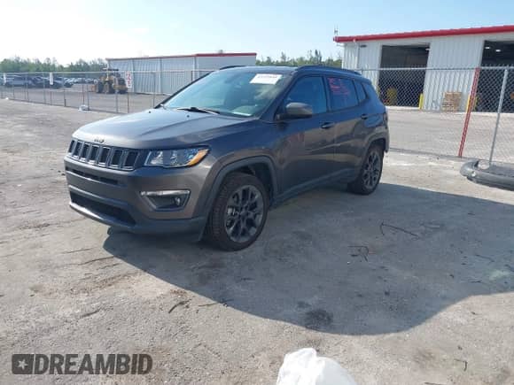 2021 Jeep Compass 80th Anniversary with VIN 3C4NJCEB4MT564077, listed as a IAAI auction lot 42323844 with 44,241 mi miles and . Bid and sale history available at DreamBid. Image 2.