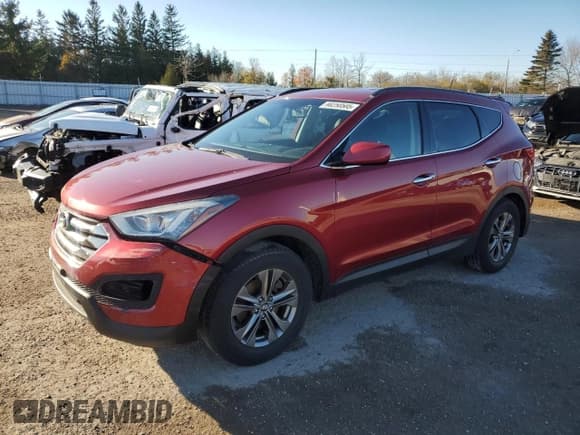 ✅ 2013 Hyundai Santa Fe Sport • VIN: 5XYZU3LA4DG020558 • Lot: 90250505. Listed on Copart with 185,942 mi. Free auction sales archive from the USA and detailed vehicle history report at DreamBid. Image 1.
