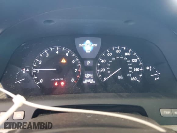 ✅ 2008 Lexus LS 460 • VIN: JTHBL46F285066484 • Лот: 81069675. Опубликован ранее на Copart с пробегом 196 999 миль. Бесплатный доступ к архиву аукционных продаж из США и подробный отчёт об истории автомобиля на DreamBid. Изображение 9.