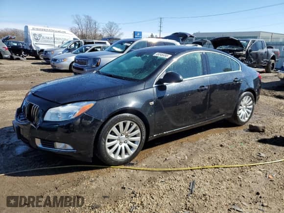 ✅ 2011 Buick Regal CXL RL6 • VIN: W04GU5GC0B1031773 • Lot: 49346495. Listed on Copart with 57,243 mi. Free auction sales archive from the USA and detailed vehicle history report at DreamBid. Image 1.
