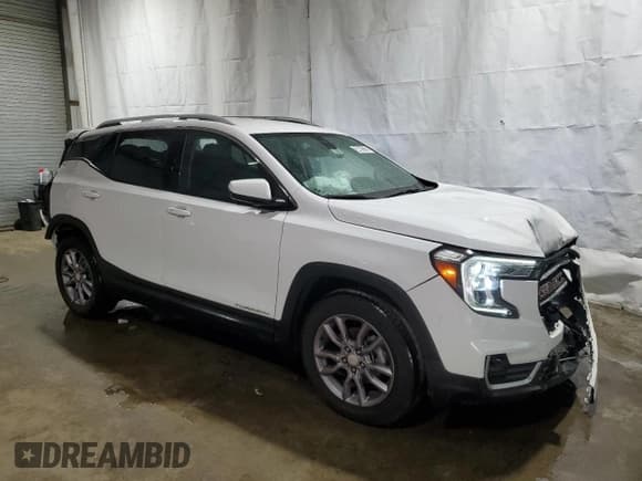 ✅ 2023 GMC Terrain SLT • VIN: 3GKALPEG8PL171459 • Lot: 54591375. Listed on Copart with 48,962 mi. Free auction sales archive from the USA and detailed vehicle history report at DreamBid. Image 4.