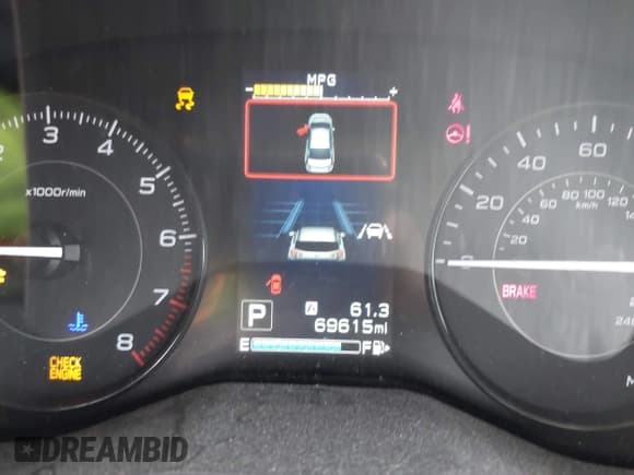 ✅ 2019 Subaru Impreza Premium • VIN: 4S3GTAD60K3720264 • Lot: 43507663. Listed on IAAI with 69,615 mi. Free auction sales archive from the USA and detailed vehicle history report at DreamBid. Image 7.