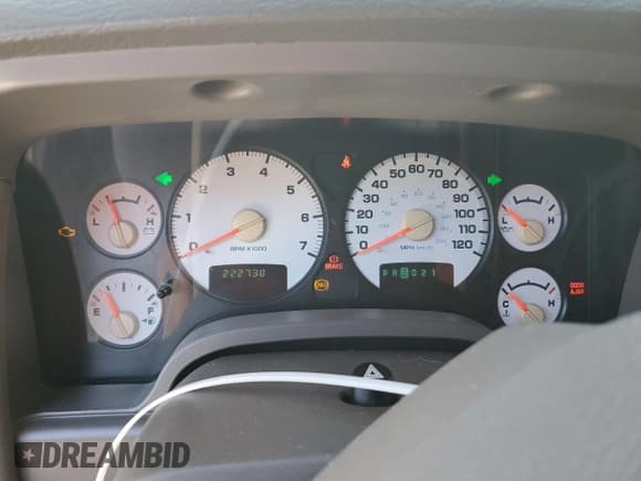 ✅ 2005 Dodge 1500 SLT • VIN: 1D7HA18D55S128197 • Lot: 82475195. Listed on Copart with 222,738 mi. Free auction sales archive from the USA and detailed vehicle history report at DreamBid. Image 9.