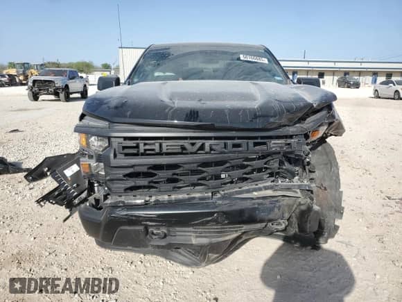 2022 Chevrolet Silverado 1500 Work Truck with VIN 1GCPDAEK1NZ615095, listed as a Copart auction lot 50160885 with 4,949 mi miles and Salvage title. Bid and sale history available at DreamBid. Image 5.