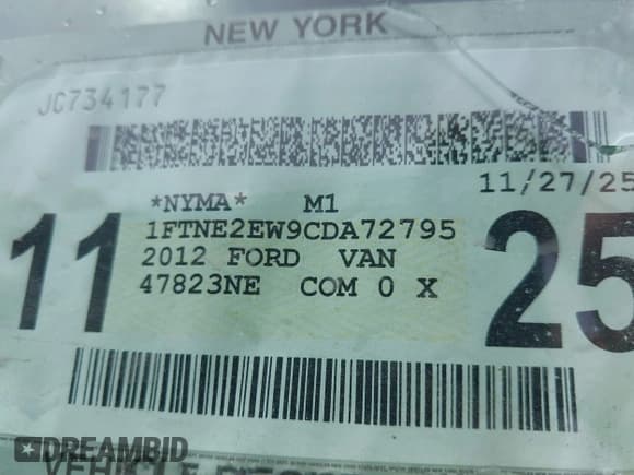 ✅ 2012 Ford Econoline Cargo Recreational • VIN: 1FTNE2EW9CDA72795 • Lot: 43179605. Wystawiony na IAAI z przebiegiem 108 872 mil. Bezpłatny archiwum sprzedaży aukcyjnych z USA i szczegółowy raport historii pojazdu na DreamBid. Zdjęcie 17.
