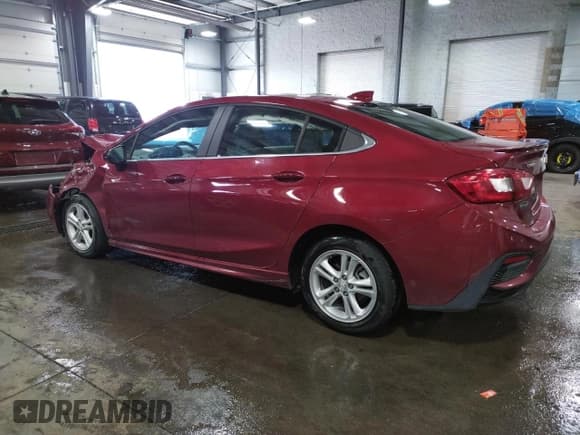 ✅ 2018 Chevrolet Cruze LT • VIN: 1G1BE5SM6J7196308 • Lot: 61964723. Listed on Copart with 44,157 mi. Free auction sales archive from the USA and detailed vehicle history report at DreamBid. Image 2.