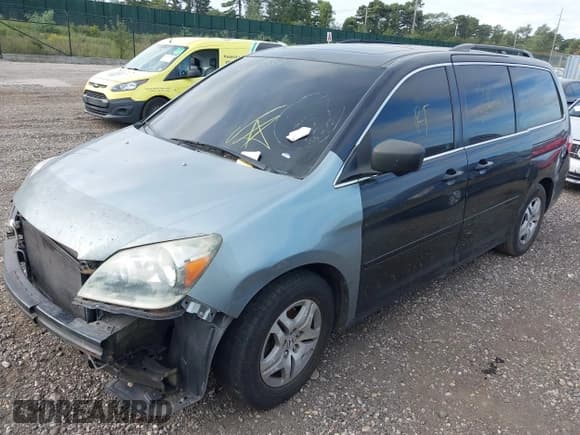 ✅ 2005 Honda Odyssey EX-L • VIN: 5FNRL38605B096259 • Lot: 43254358. Listed on IAAI with Not provided. Free auction sales archive from the USA and detailed vehicle history report at DreamBid. Image 2.