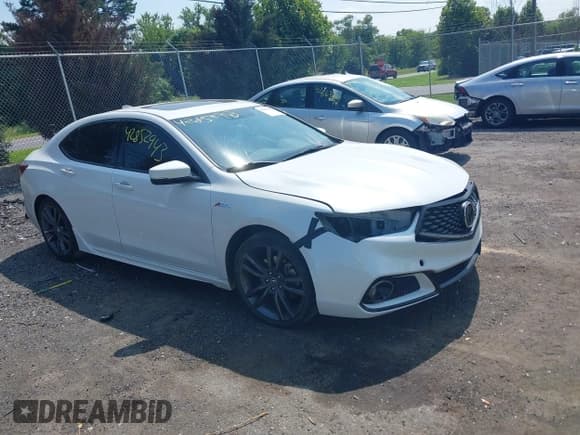✅ 2019 Acura TLX w/A-Spec Pkg • VIN: 19UUB1F66KA002024 • Lot: 42852943. Listed on IAAI with 98,819 mi. Free auction sales archive from the USA and detailed vehicle history report at DreamBid. Image 1.