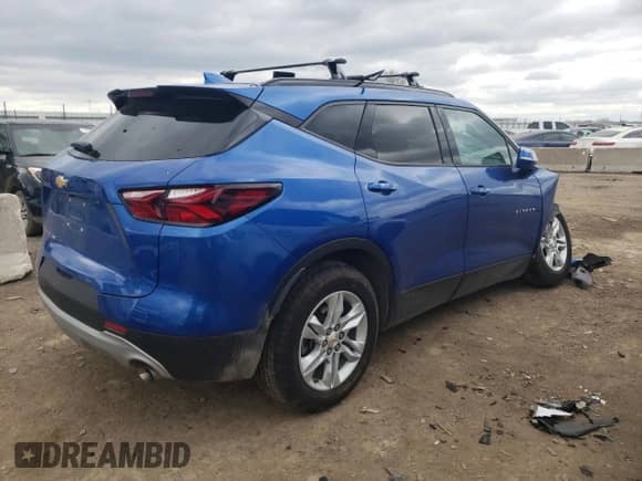 2019 Chevrolet Blazer with VIN 3GNKBGRS1KS644383, listed as a Copart auction lot 51079654 with 42,140 mi miles and . Bid and sale history available at DreamBid. Image 3.