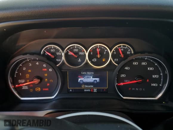 ✅ 2020 Chevrolet Silverado 1500 RST • VIN: 3GCUYEED0LG417007 • Lot: 82373475. Wystawiony na Copart z przebiegiem 80 490 mil. Bezpłatny archiwum sprzedaży aukcyjnych z USA i szczegółowy raport historii pojazdu na DreamBid. Zdjęcie 9.