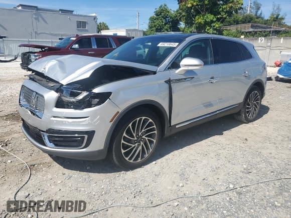 ✅ 2019 Lincoln Nautilus Reserve • VIN: 2LMPJ6LP1KBL50990 • Lot: 69210645. Listed on Copart with 65,309 mi. Free auction sales archive from the USA and detailed vehicle history report at DreamBid. Image 1.