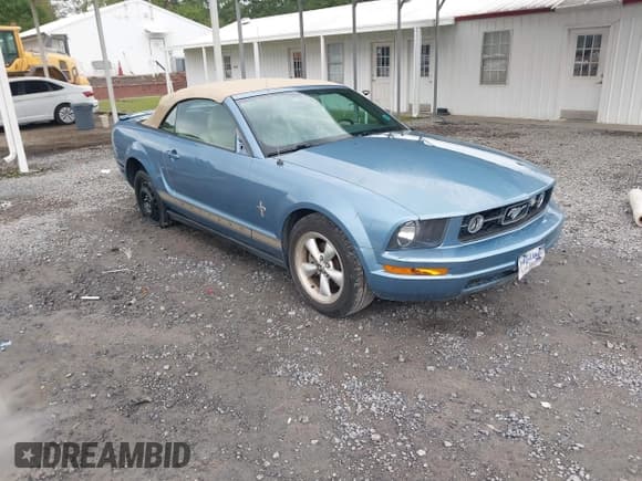 ✅ 2007 Ford Mustang Deluxe • VIN: 1ZVFT84N375310160 • Lot: 43340009. Listed on IAAI with 91,517 mi. Free auction sales archive from the USA and detailed vehicle history report at DreamBid. Image 1.