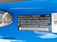 ✅ 2022 Porsche 911 GT3 • VIN: WP0AC2A95NS269045 • Lot: 42021050. Wystawiony na IAAI z przebiegiem 5 778 mil. Bezpłatny archiwum sprzedaży aukcyjnych z USA i szczegółowy raport historii pojazdu na DreamBid. Zdjęcie 9.