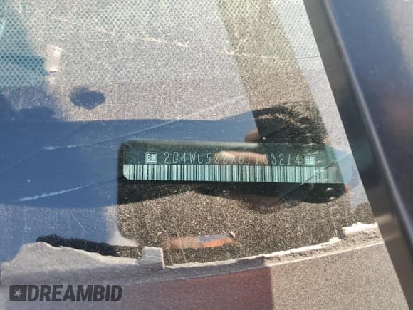 ✅ 2006 Buick LaCrosse CX • VIN: 2G4WC582X61103214 • Лот: 84881155. Опубликован ранее на Copart с пробегом Не указан. Бесплатный доступ к архиву аукционных продаж из США и подробный отчёт об истории автомобиля на DreamBid. Изображение 12.