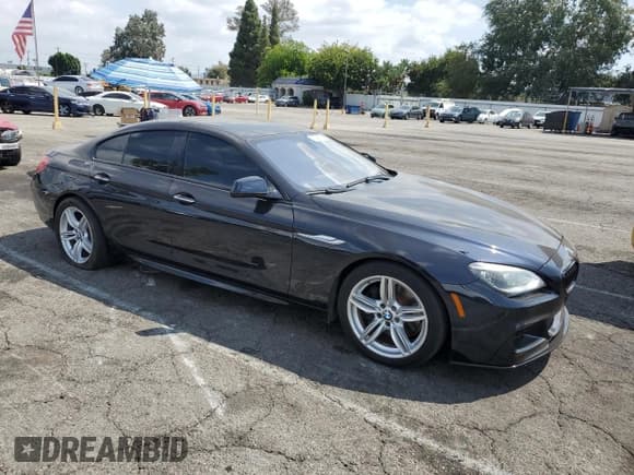 ✅ 2015 BMW 6 Series 640i • VIN: WBA6A0C5XFGB53628 • Lot: 72085975. Listed on Copart with 94,192 mi. Free auction sales archive from the USA and detailed vehicle history report at DreamBid. Image 4.