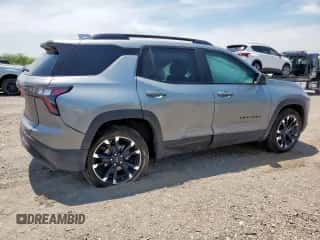 2025 Chevrolet Equinox FWD RS с VIN 3GNAXLEG7SL124514, выставлен на аукционе Copart как лот 56640085 с пробегом 11 808 миль миль и Списание • Salvage title. История ставок и продаж доступна на DreamBid. Изображение 3.