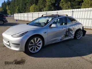 ✅ 2018 Tesla Model 3 Long Range Battery • VIN: 5YJ3E1EB8JF084327 • Lot: 82234315. Wystawiony na Copart z przebiegiem 48 608 mil. Bezpłatny archiwum sprzedaży aukcyjnych z USA i szczegółowy raport historii pojazdu na DreamBid. Zdjęcie 1.