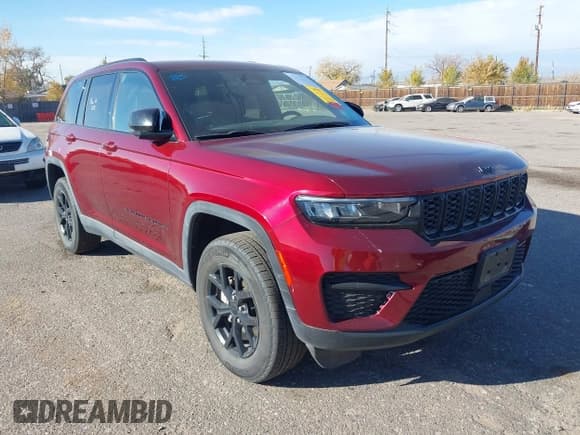 ✅ 2024 Jeep Grand Cherokee Altitude • VIN: 1C4RJHAG1RC108850 • Lot: 43633746. Listed on IAAI with 35,014 mi. Free auction sales archive from the USA and detailed vehicle history report at DreamBid. Image 1.
